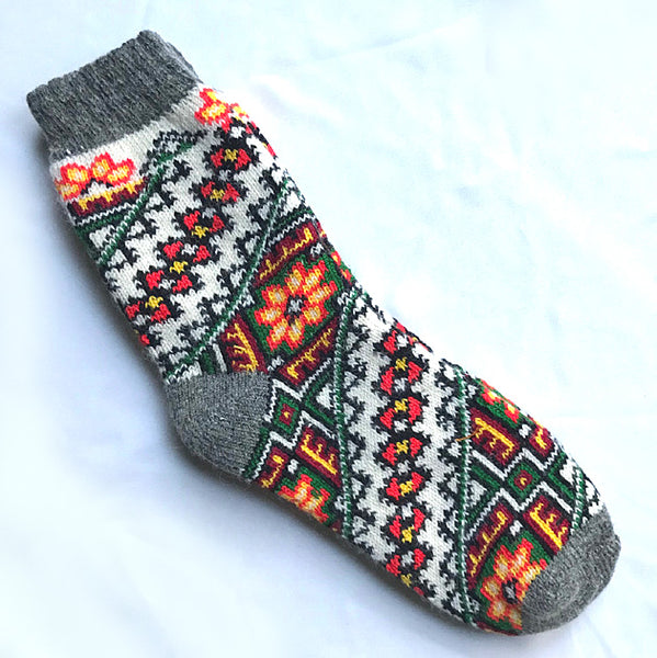 Multi-Color Ladies Wool Socks