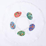 Round Easter Pysanky Servetka (gift boxed)
