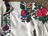 Vintage Ukrainian Embroidered Dress (S)