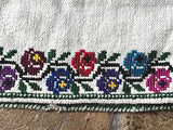 Vintage Ukrainian Embroidered Dress (S)