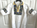 Beaded Blouse with collar