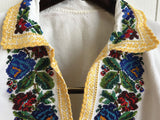 Beaded Blouse with collar