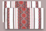 Gift Set: 2 Embroidery Design Red/Black Towels with angel ornament