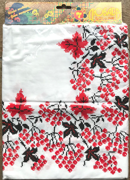 Printed Cotton Kalyna Tablecloth 51 x 63 in.