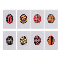 Set of 24 Cards "Pysanky from all regions of Ukraine"