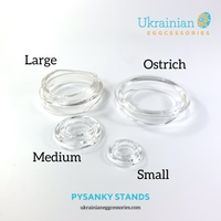 Acrylic Round Egg Stand - Medium