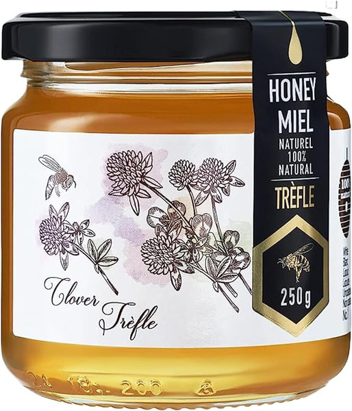 Natural Clover Honey from Ukraine 250g