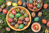 Pysanky. Ukrainian Easter Eggs - Cardboard Puzzle