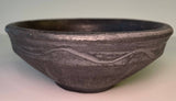 Original black clay bowl