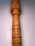 Bulava - 23" Engraved wood - light