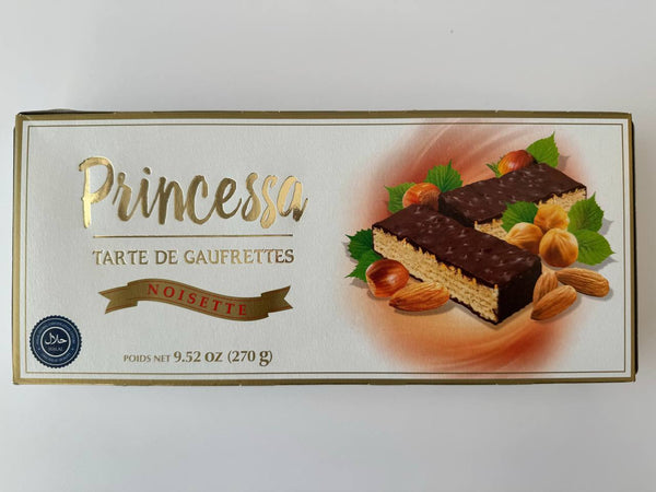 PRINCESSA wafer cake with nuts  (270 gr)