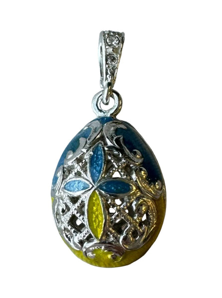 Petals and Filigree Egg Pendant without Tryzub