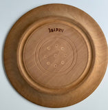 Carved Wooden Plate - Signed