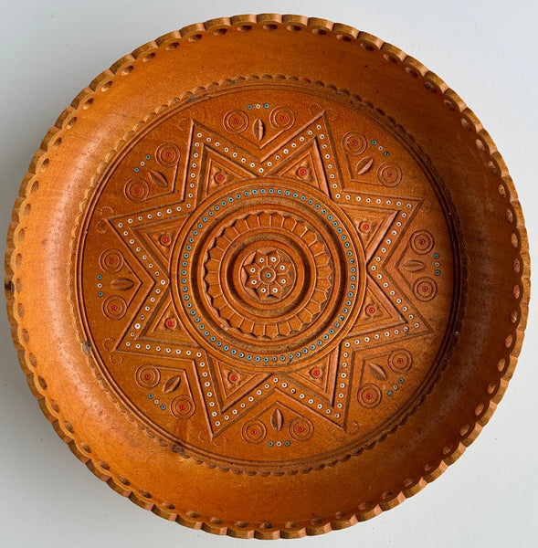 Carved Wooden Bowl