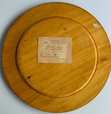 Wooden Plate with inlay (Soviet Era)