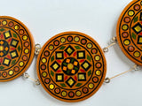 Wooden Inlay - 7 disks for belt or pendants or ornaments