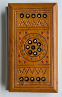 Wooden Address Book - Carved, Inlaid