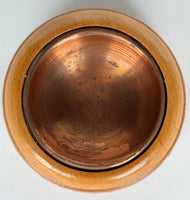 Wooden Trinket Bowl/Ash Tray with inlay