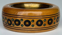 Wooden Trinket Bowl/Ash Tray with inlay