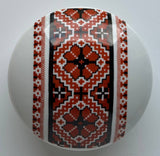 Embroidery design Round Box - Porcelain