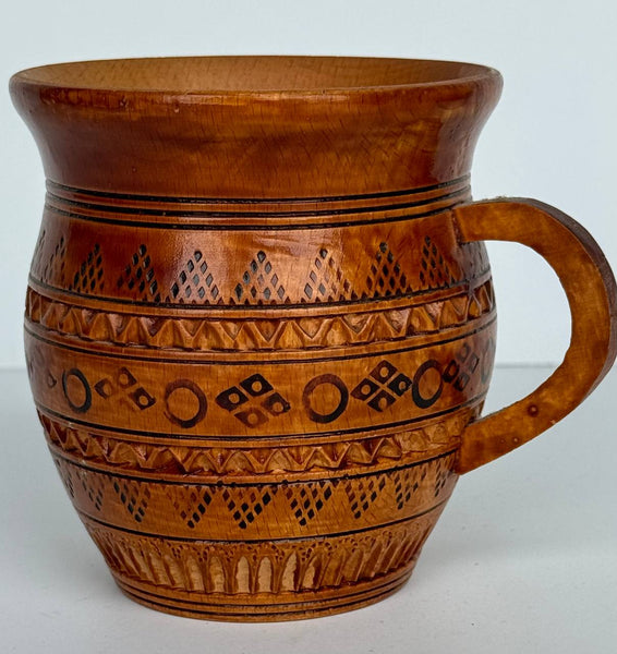 Carved Wooden Cup