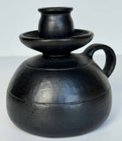 Havaretsky Black Ceramic Candle Holder