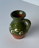 Green Ceramic mini-vase/pitcher