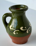 Green Ceramic mini-vase/pitcher