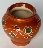 Orange Ceramic mini-vase