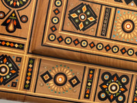 Large Wooden Inlaid Photo Album