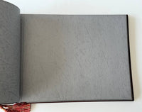 Carved, Painted Wooden Photo album (signed, unused)