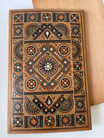 Wooden Inlaid decoration (2 pc, for use in box, plaque or album)