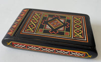 Carved, Painted Wooden Box