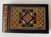 Carved, Painted Wooden Box