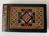 Carved, Painted Wooden Box