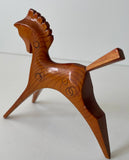 Carved Wooden Horse (repaired)