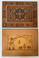 Large Wooden Inlay Panels (for album, plaque, box or table)