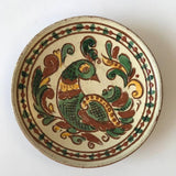 4" Kosiv Ceramic Plate - Peacock Design