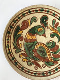 4" Kosiv Ceramic Plate - Peacock Design