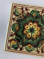 4" Kosiv Square tile - Floral