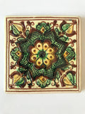 4" Kosiv Square tile - Floral