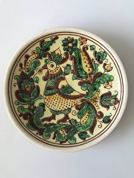 8.25" Rooster Plate (Kosiv Signed)