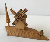 Wooden Windmill decoration