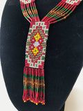 Long Red Gerdan with Tassel