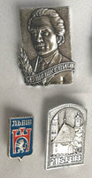 Set of 3 Metal Collector's Pins from Ukraine