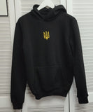 Men's hoodie with a trident (black)