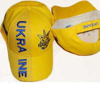 Ukraine Yellow 3D Cap - Youth