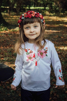 Girls Rosehip long-sl shirt