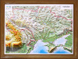 3-D Boxed Gift Map of Ukraine