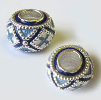 Sterling Silver Tire-Shaped Bead